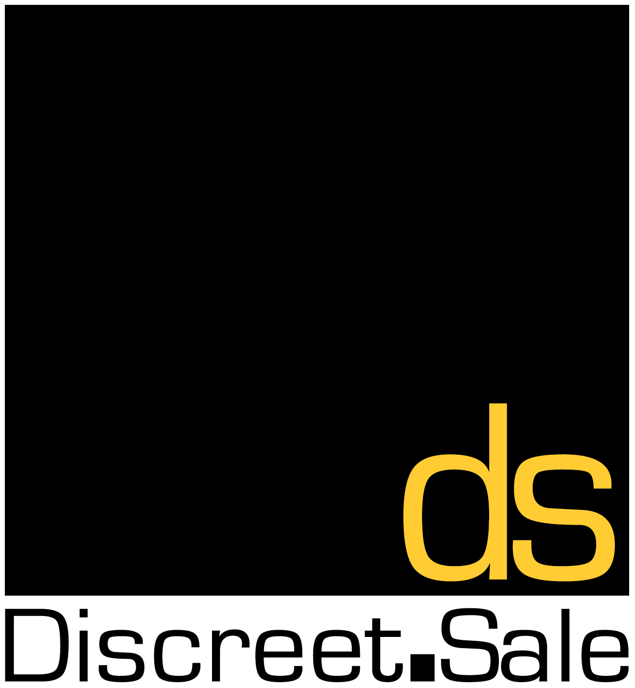 Discreet Sale Logo black big